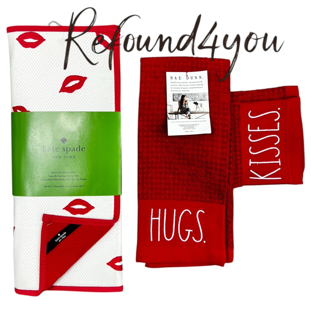 Kate Spade & Rae Dunn  - ‘Hugs & Kisses - bundle’. NWT Last one!
